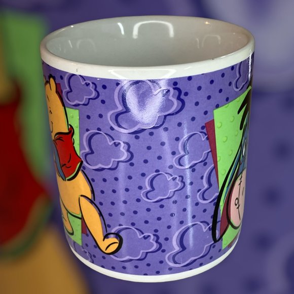 Winnie The Pooh & Eeyore Ceramic Coffee Hot Chocolate Mug Cup Pre-Owned VG+++ - Picture 3 of 11